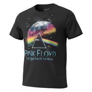 🌈 Pink Floyd “Dark Side of the Moon” Tee 🚀 Licensed Band Graphic Shirt M